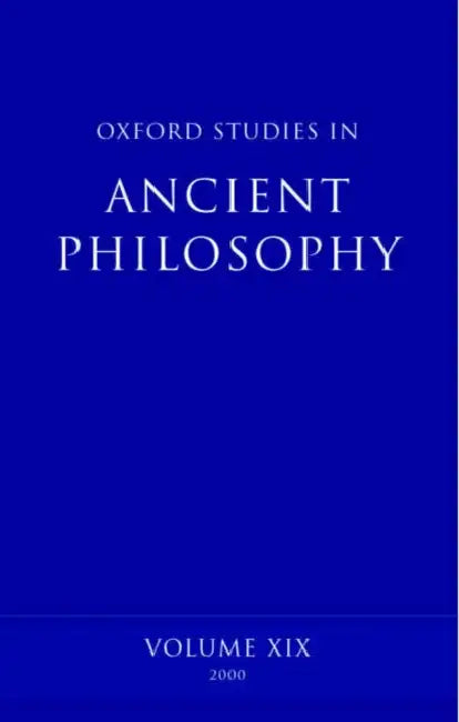 Buy Oxford Studies in Ancient Philosophy (English, David N. Sedley) — BookShops.in