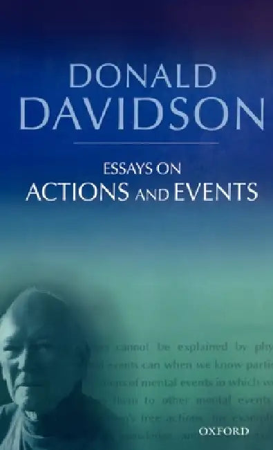 Buy Essays on Actions and Events (English, Donald Davidson) — BookShops.in