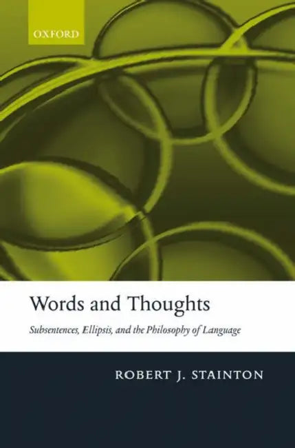 Buy Words and Thoughts (English, Robert Stainton) — BookShops.in