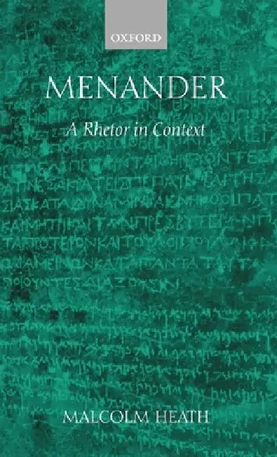 Buy Menander (English, Malcolm Heath) โ BookShops.in