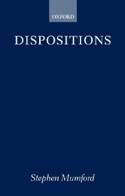 Buy Dispositions (English, Stephen Mumford) β BookShops.in