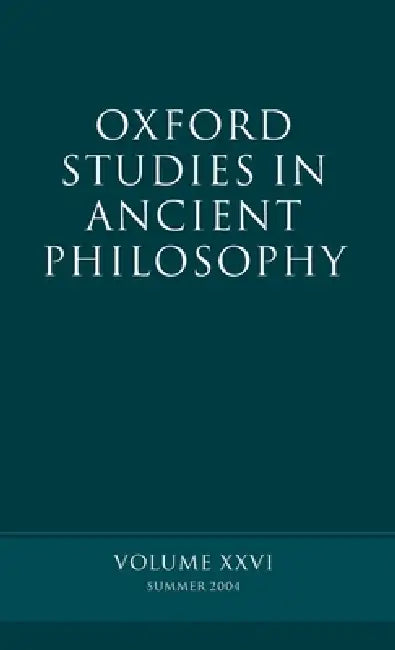 Buy Oxford Studies in Ancient Philosophy (English, David N. Sedley) — BookShops.in