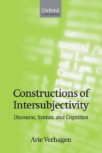 Buy Constructions of Intersubjectivity (English, Arie Verhagen) — BookShops.in