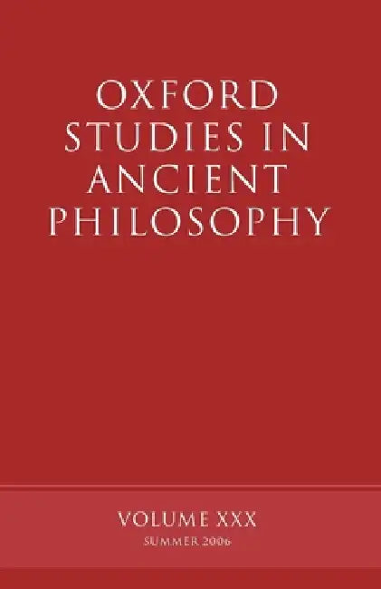 Buy Oxford Studies in Ancient Philosophy (English, David Sedley) — BookShops.in