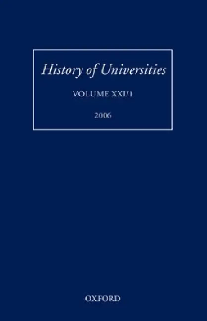 Buy History of Universities (English, Mordechai Feingold) — BookShops.in