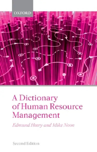 Buy A Dictionary of Human Resource Management (English, Edmund Heery | Mike Noon) — BookShops.in