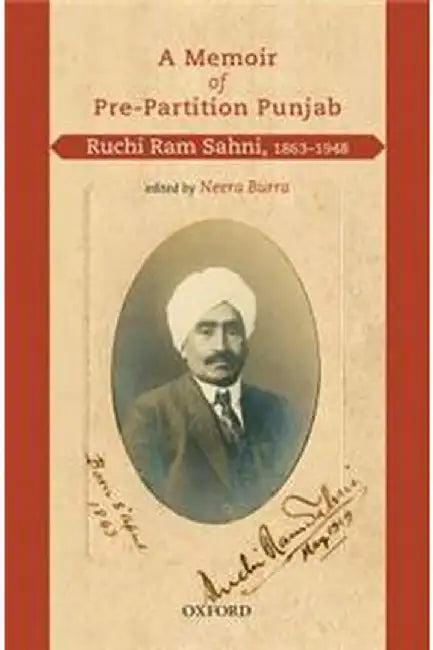 Buy A Memoir of Pre-Partition Punjab (English, BurraNeera) — BookShops.in