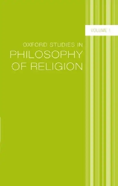 Buy Oxf Studies Philosophy Religion Vol 1 C (English, Kvanvig) — BookShops.in