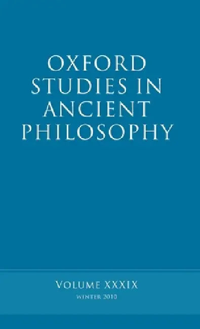 Buy Oxford Studies in Ancient Philosophy Volume (English, Brad Inwood) — BookShops.in
