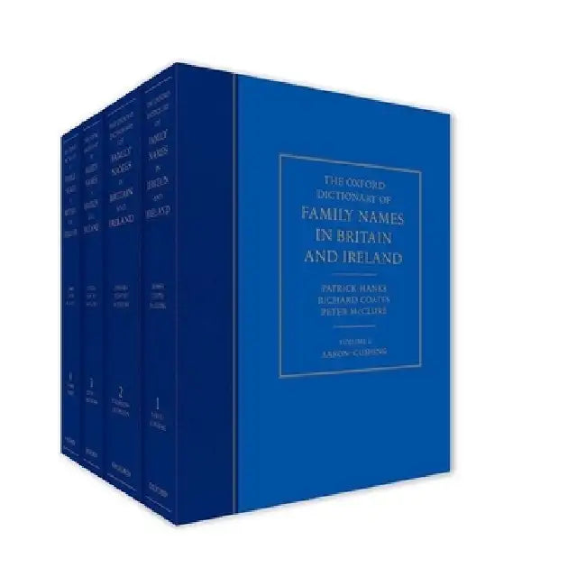 Buy The Oxford Dictionary of Family Names in Britain and Ireland (English, Patrick Hanks | Richard Coates | Peter McClure) β BookShops.in