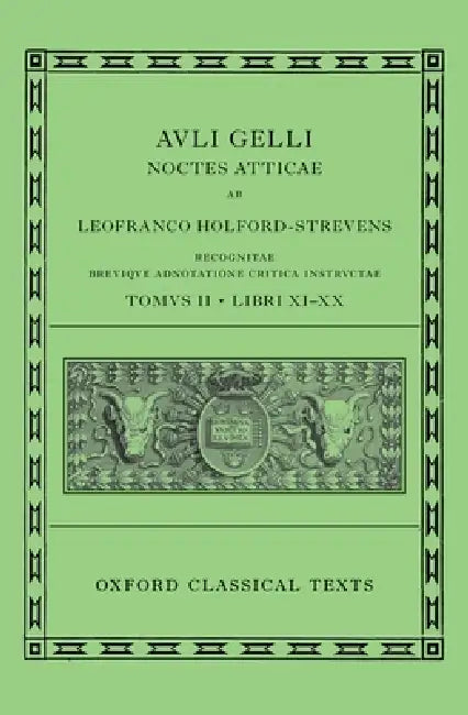 Buy Aulus Gellius (English, Leofranc Holford-Strevens) โ BookShops.in