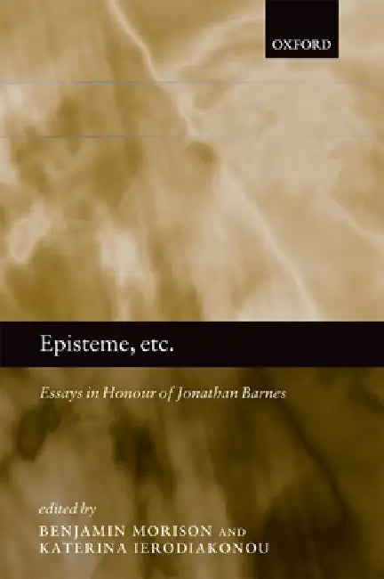 Buy Episteme, Etc. (English, Ben Morison | Katerina Ierodiakonou | Ben Morison) — BookShops.in