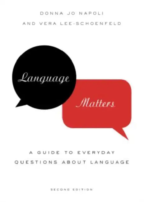 Buy Language Matters (English, Donna Jo Napoli | Vera Lee-Schoenfeld) — BookShops.in