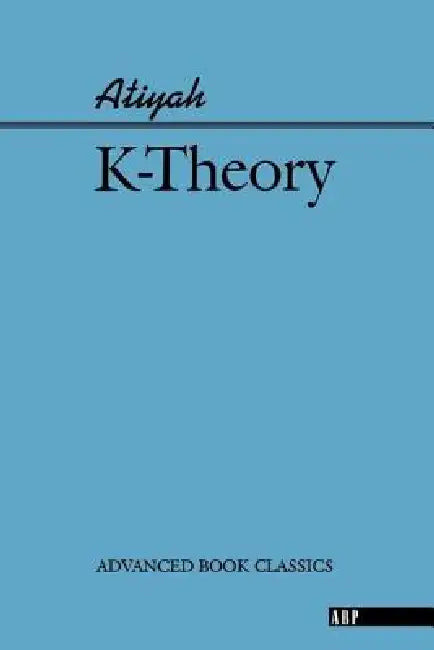 Buy K-theory (English, Michael Atiyah) — BookShops.in