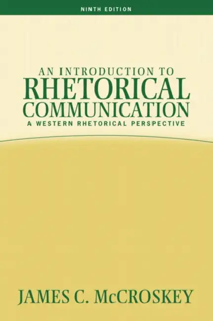 Buy Introduction to Rhetorical Communication (English, James C. McCroskey) โ BookShops.in