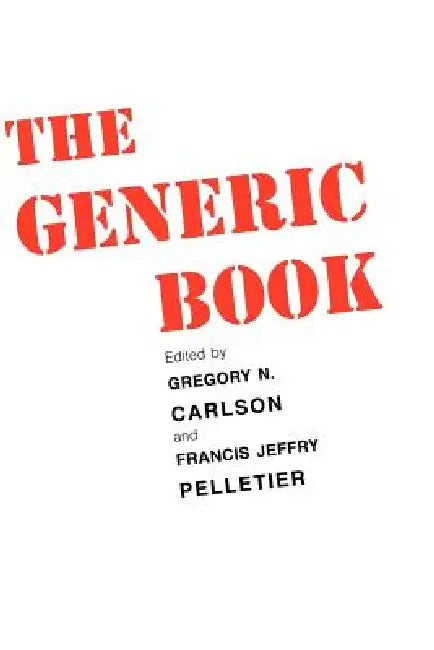 Buy The Generic Book (English, Gregory N. Carlson | Francis Jeffry Pelletier) — BookShops.in