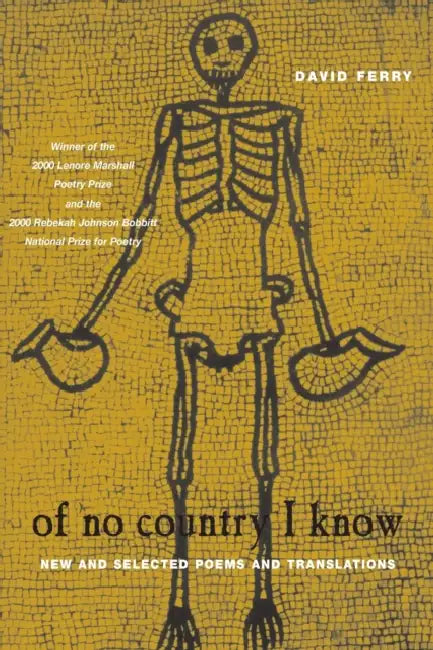 Buy Of No Country I Know (English, David Ferry) — BookShops.in
