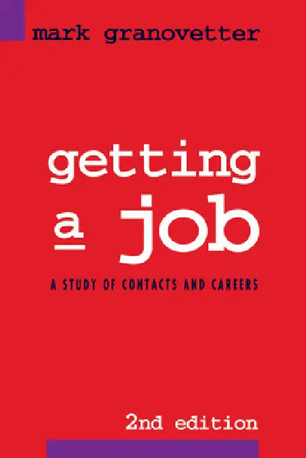 Buy Getting a Job (English, Mark Granovetter) — BookShops.in