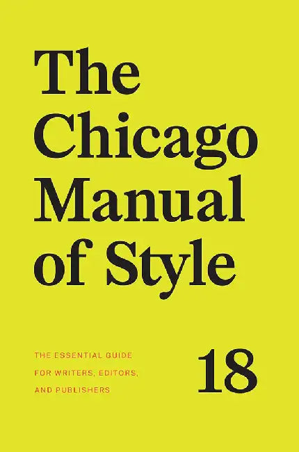 Buy The Chicago Manual of Style, 18th Edition (English, The University of Chicago Press Editorial Staff) — BookShops.in