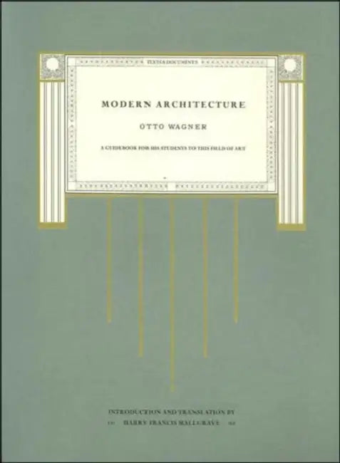 Buy Modern Architecture (English, Otto Wagner | Harry Mallgrave) — BookShops.in