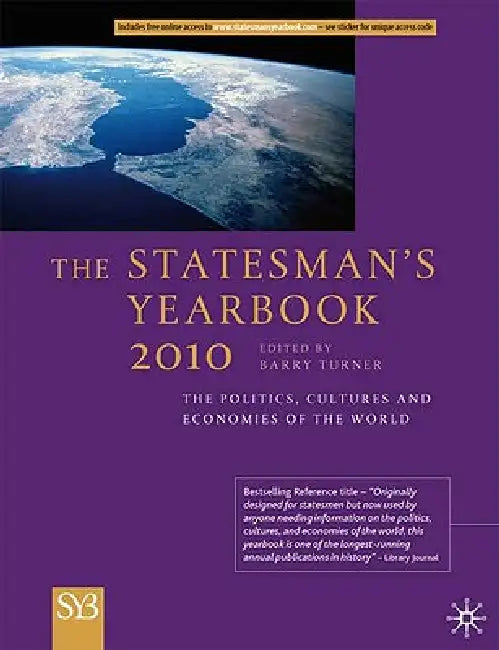 Buy The Statesman's Yearbook 2010 (English, B. Turner) — BookShops.in