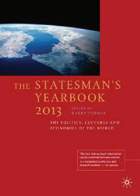 Buy The Statesman's Yearbook 2013 (English, B. Turner) — BookShops.in