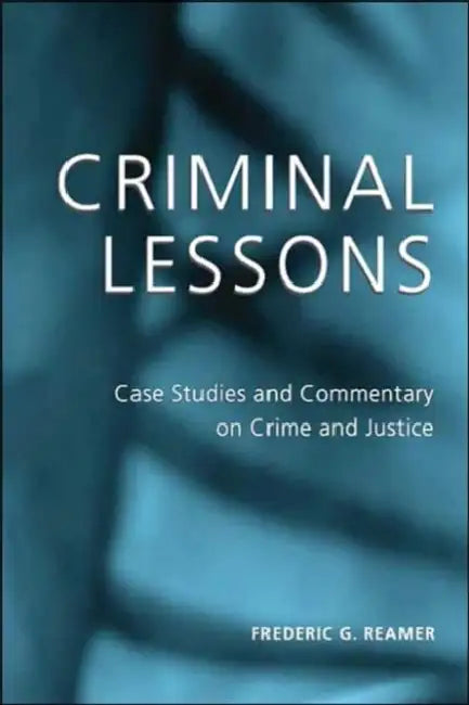 Buy Criminal Lessons (English, Frederic G. Reamer) — BookShops.in