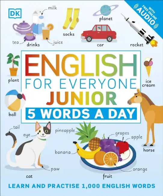 Buy English for Everyone Junior 5 Words a Day (English, DK) — BookShops.in