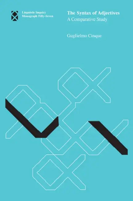 Buy The Syntax of Adjectives (English, Guglielmo Cinque) — BookShops.in
