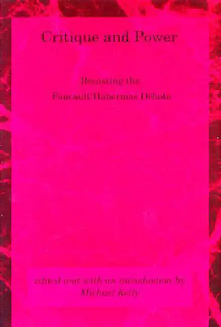 Buy Critique and Power (English, Michael Kelly) — BookShops.in