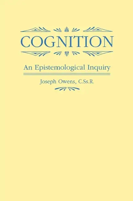 Buy Cognition (English, Joseph Owens) — BookShops.in