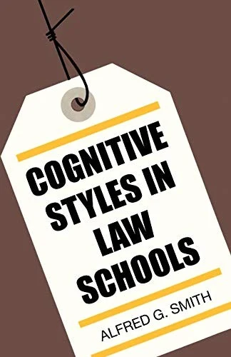 Buy Cognitive Styles in Law Schools (English, Alfred G. Smith) — BookShops.in