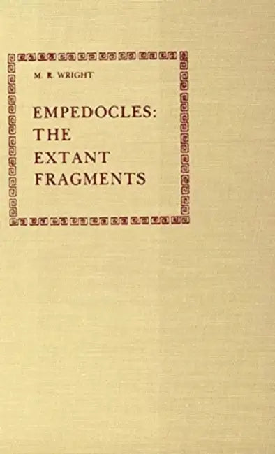 Buy Empedocles (English, Empedocles | M. R. Wright) — BookShops.in