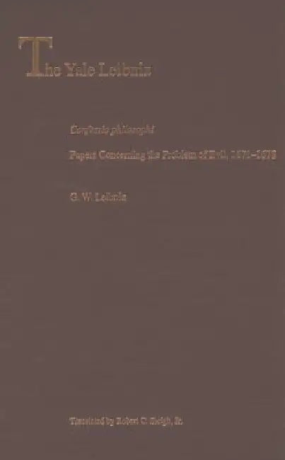 Buy Confessio Philosophi (English, G. W. Leibniz | Robert C. Sleigh Jr) — BookShops.in