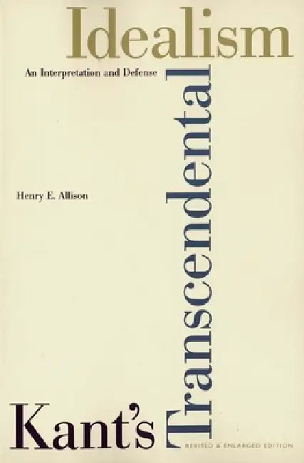 Buy Kant's Transcendental Idealism (English, Henry E. Allison) — BookShops.in