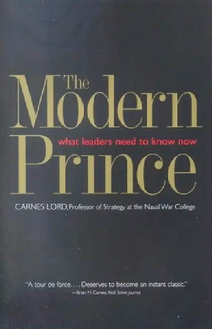 Buy The Modern Prince (English, Carnes Lord) — BookShops.in