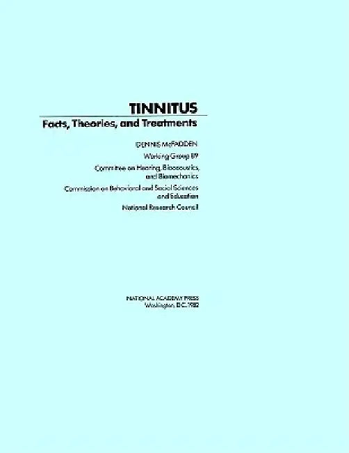 Buy Tinnitus (English, National Research Council | Division of Behavioral, Social Scienc | Commission on Behavioral, Social Scie) — BookShops.in