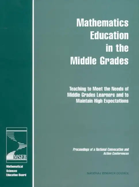 Buy Mathematics Education in the Middle Grades (English, National Research Council) — BookShops.in