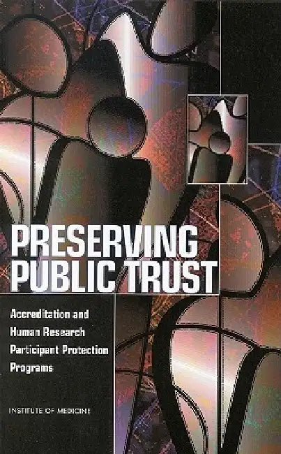 Buy Preserving Public Trust | by Institute of Medicine | Board on Health Sciences Policy | Co | National Academies Press | by Institute of Medicine | Board on Health Sciences Policy | Co | National Academies Press | by Institute of Medicine | Board on Health Sciences Policy | Co | National Academies Press | by Institute of Medicine | Board on Health Sciences Policy | Co | National Academies Press | by Institute of Medicine | Board on Health Sciences Policy | Co | National Academies Press | by Instit โ BookShops.in