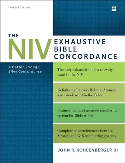 Buy The NIV Exhaustive Bible Concordance, Third Edition (English, John R. Kohlenberger III) — BookShops.in