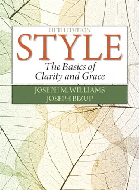 Buy Style (English, Joseph Williams | Joseph Bizup) — BookShops.in
