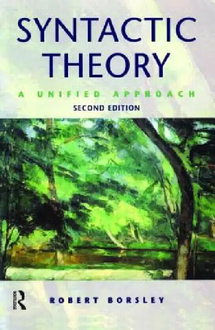 Buy Syntactic Theory (English, Robert Borsley) — BookShops.in