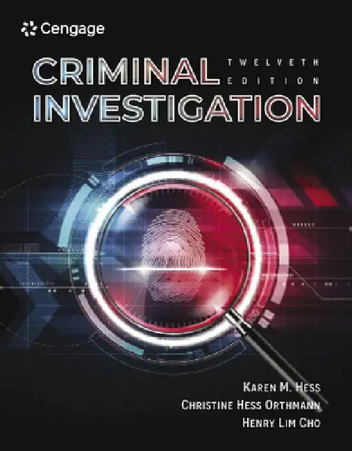Buy Criminal Investigation (English, Kären Hess | Christine Hess Orthmann | Henry Cho) — BookShops.in
