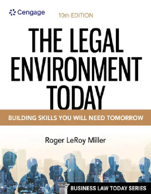 Buy The Legal Environment Today (English, Roger Miller) โ BookShops.in