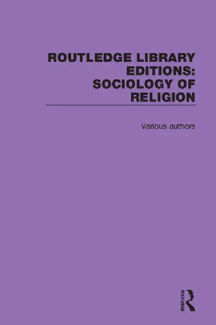 Buy Sociology of Religion (English) — BookShops.in