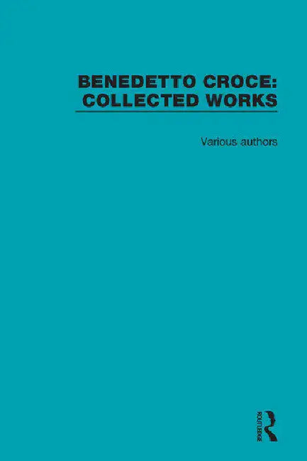 Buy Benedetto Croce (English) — BookShops.in