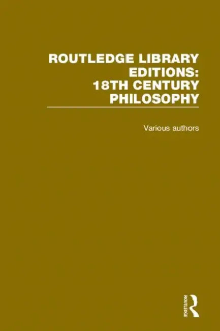 Buy 18th Century Philosophy (English) — BookShops.in
