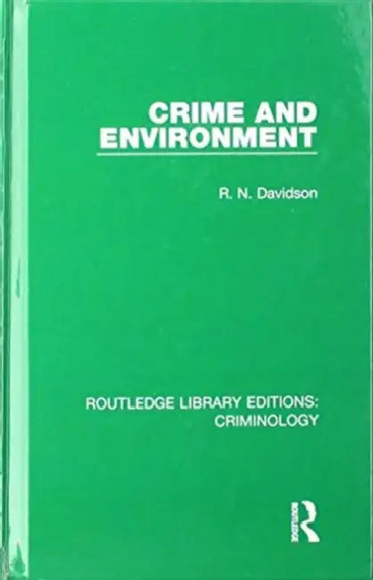 Buy Crime and Environment (English, Davidson R. N.) — BookShops.in