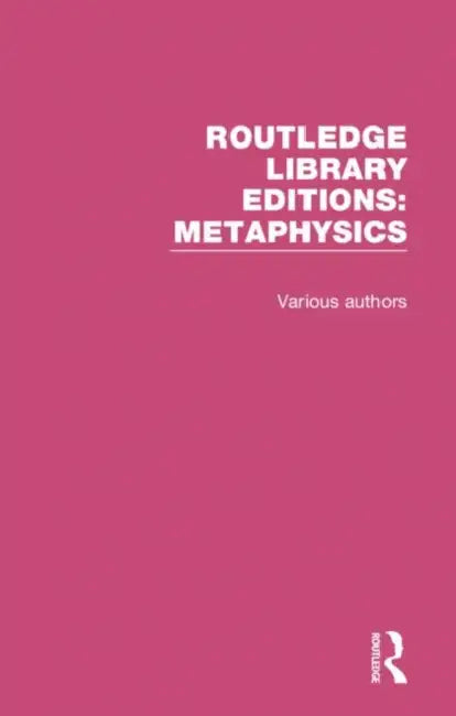 Buy Metaphysics (English) — BookShops.in