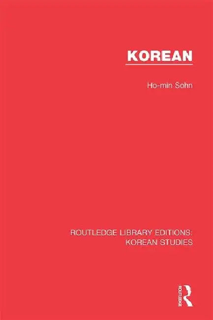Buy Korean (English, Sohn Ho-min) — BookShops.in